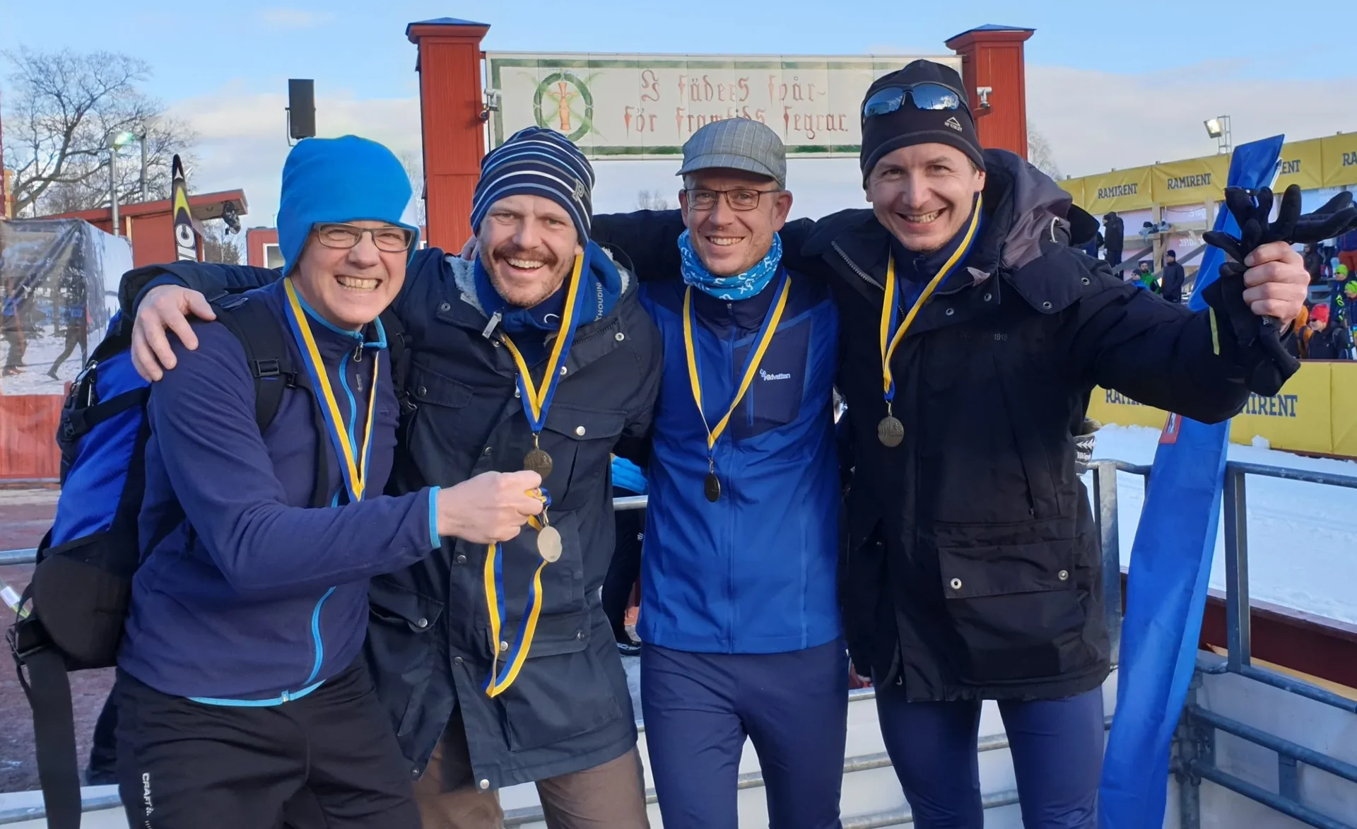 Midvattens team vid Stafettvasan
